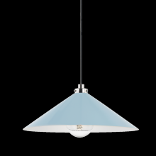 Hudson Valley Orange MDS1402-PN/BB - 1 LIGHT PENDANT