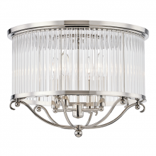 Hudson Valley Orange MDS201-PN - 4 LIGHT SEMI-FLUSH