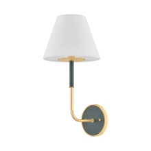 Hudson Valley Orange MDS2200-AGB/SSG - Wedgewood Wall Sconce