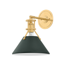 Hudson Valley Orange MDS350-AGB/SSG - Painted No. 2 Wall Sconce