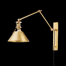Hudson Valley Orange MDS953-AGB - 1 LIGHT PORTABLE SCONCE