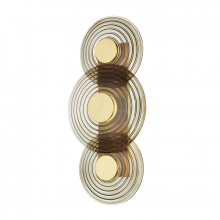 Hudson Valley Orange PI1892103-AGB - 3 LIGHT WALL SCONCE