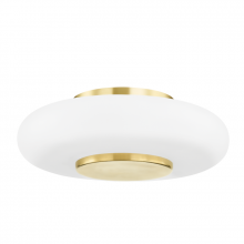 Hudson Valley Orange PI1896501-AGB - 1 LIGHT FLUSH MOUNT