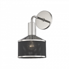 Mitzi Orange H119101-PN/BK - 1 LIGHT WALL SCONCE