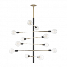 Mitzi Orange H178812-AGB/BK - Astrid Chandelier