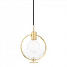 Mitzi Orange H387701-AGB - Ringo Pendant