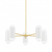 Mitzi Orange H484810-AGB/SWH - Kira Chandelier