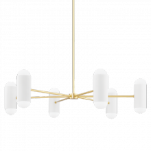 Mitzi Orange H484812-AGB/SWH - Kira Chandelier