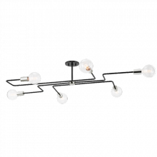Mitzi Orange H488606L-PN/TBK - Jena Semi Flush