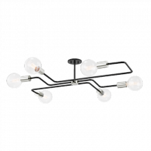 Mitzi Orange H488606S-PN/TBK - Jena Semi Flush