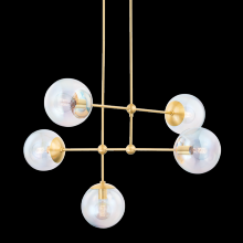 Mitzi Orange H726805-AGB - OPHELIA Chandelier