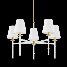 Mitzi Orange H759805-AGB/SWH - BANYAN Chandelier