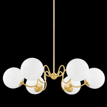 Mitzi Orange H772806-AGB - HAVANA Chandelier