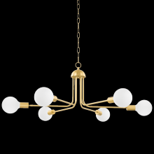 Mitzi Orange H774806-AGB - BLAKELY Chandelier