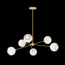 Mitzi Orange H832806-AGB/SCR - SAYLOR Chandelier