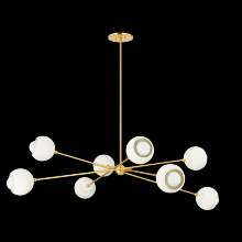 Mitzi Orange H832808-AGB/SCR - SAYLOR Chandelier