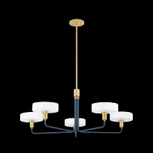 Mitzi Orange H886805-AGB/SBL - Aston Chandelier