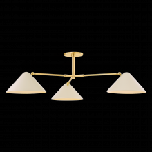 Mitzi Orange H993603-AGB/SBQ - SONJA Semi Flush