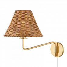 Mitzi Orange HL704201-AGB - Issa Plug-in Sconce