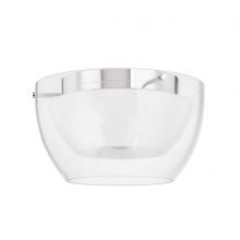 Troy Orange C5114-PN - DUTTON Flush Mount