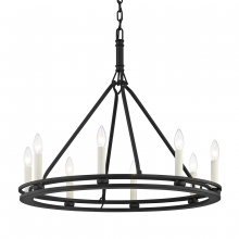 Troy Orange F6236-TBK - Sutton Chandelier