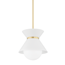 Troy Orange F8615-SWH/PBR - Scout Pendant
