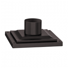 Troy Orange PMB4941-TBZ - Textured Bronze Square Pier Mount