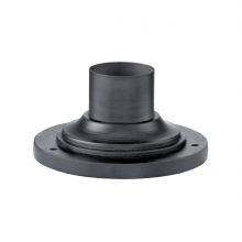 Troy Orange PMB4942-WZN - Weathered Zinc Round Pier Mount