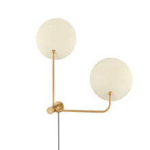 Troy Orange PTL8141-PBR/SSD - Leif Plug-in Sconce