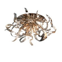 Corbett Orange 154-34-SL/SS - Graffiti Semi Flush