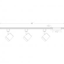 WAC H-7011/3-CS-WT - Ocularc 7011/3 - 5CCT Track Luminaire