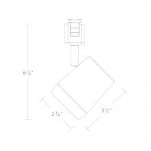 WAC L-7011-CS-WT - Ocularc 7011 - 5CCT Track Luminaire