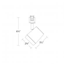 WAC J-7011-CS-WT - Ocularc 7011 - 5CCT Track Luminaire