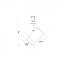WAC J-7013-CS-WT - Ocularc 7013 - 5CCT Track Luminaire