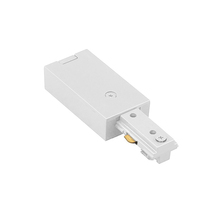 WAC HLE-WT - H Track Live End Connector