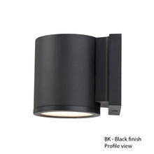 WAC WS-W2605-BK - TUBE Outdoor Wall Sconce Light