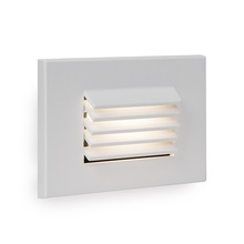 WAC WL-LED120-C-WT - LED Horizontal Louvered Step and Wall Light
