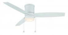 WAC F-073L-MW - Atlantis Flush Matte White With Luminaire