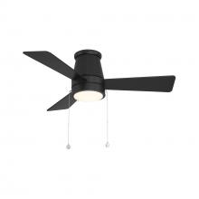 WAC F-107L-MB - Hug Flush Matte Black With Luminaire