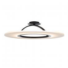 WAC FM-21728-BK - ELEKTRON Semi-Flush Mount Light