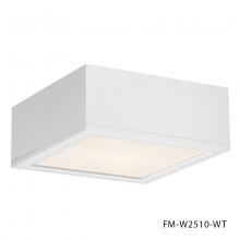 WAC FM-W2510-WT - RUBIX Outdoor Flush Mount Light