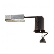 WAC HR-801-LED-BK - 2.5in Low Voltage Remodel Housing