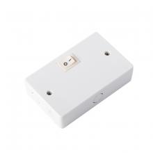 WAC HR-HWB-WT - 120V Undercabinet Puck Light Hardwire Box