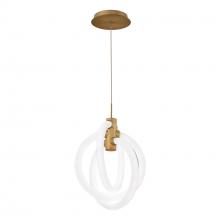 WAC PD-27413-40-AB - Knot Mini Pendant Light