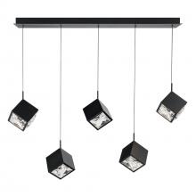 WAC PD-29305L-BK - Ice Cube Chandelier Light