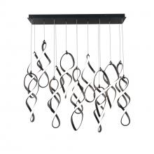 WAC PD-47814L-BK - Interlace Chandelier Light