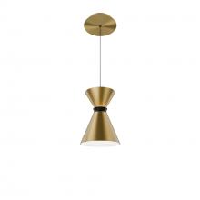 WAC PD-57108-40-BK/AB - Pin Up Pendant Light