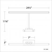 WAC PL-11025-AB - REED Picture Light