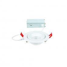 WAC R4ERA2R-W9CS-WT - LOTOS R  ADJ DOWNLIGHT RND 4IN 5CCT