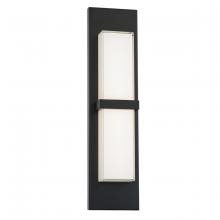 WAC WS-W21122-30-BK - BANDEAU Outdoor Wall Sconce Light